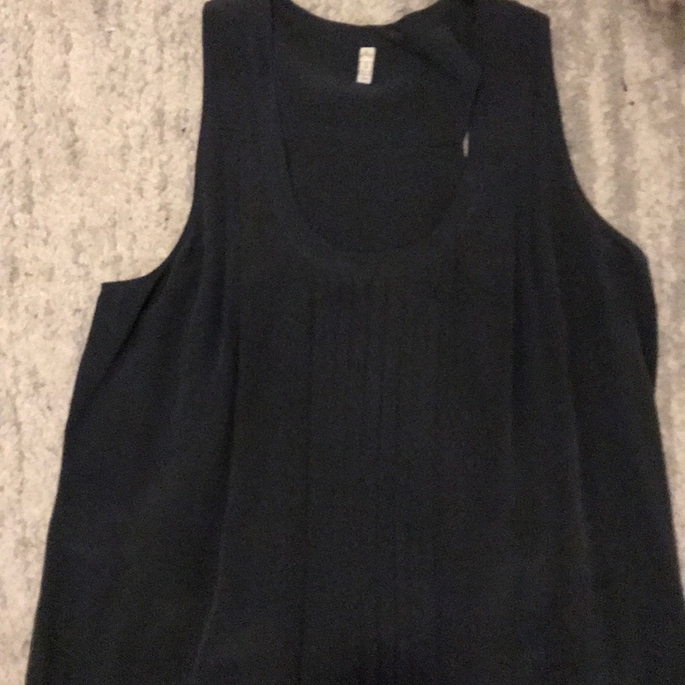 Joie grey silk top